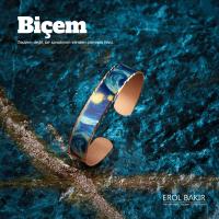 Biçem Van Gogh Yıldızlı Gece Baskılı El Yapımı Bakır Bileklik – Starry Night Copper Bracelet