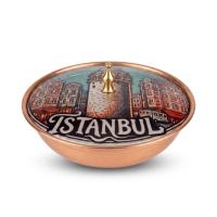 Tekli Bakır Şekerlik Narin Modeli – Büyük 11 CM Çap