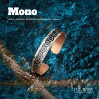 Mono Spiral Bulut Meander Desenli El Yapımı Bakır Bileklik – Handmade Copper Bracelet