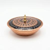 Tekli Bakır Şekerlik Alya Modeli – Küçük 7 CM Çap