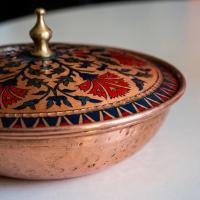 Tekli Bakır Şekerlik Ayasofya Modeli – Küçük 7 CM Çap