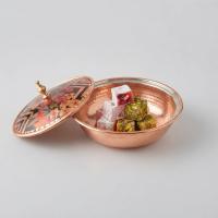 Tekli Bakır Şekerlik Saray Modeli – Küçük 7 CM Çap