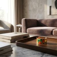 Premium Geometrik Motifli El Yapımı Kalın Bakır Bileklik - Seri 020