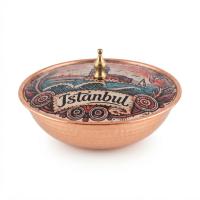 Tekli Bakır Şekerlik Kubbe Modeli – Küçük 7 CM Çap
