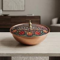 Tekli Bakır Şekerlik Ceylin Modeli – Küçük 7 CM Çap