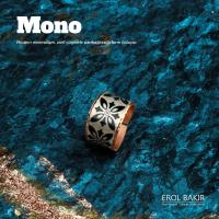 Mono Altın Zemin Kar Tanesi Geometrik Desenli El Yapımı Bakır Yüzük – Handmade Copper Ring