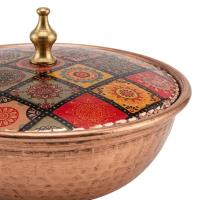 Tekli Bakır Şekerlik Efsun Modeli – Küçük 7 CM Çap