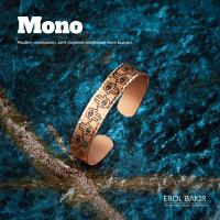 Mono Hamsa El-i Fatma Desenli El Yapımı Bakır Bileklik – Handmade Copper Bracelet