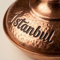 Tekli Bakır Şekerlik Motif Modeli – Küçük 7 CM Çap