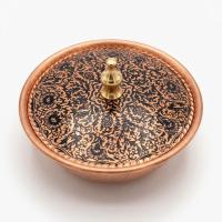 Tekli Bakır Şekerlik Süleymaniye Modeli – Küçük 7 CM Çap