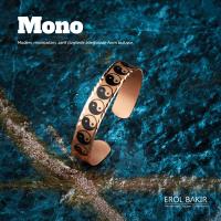 Mono Yin-Yang Desenli El Yapımı Bakır Bileklik – Handmade Copper Bracelet