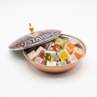 Tekli Bakır Şekerlik Narin Modeli – Büyük 11 CM Çap