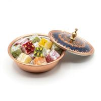 Tekli Bakır Şekerlik Mihrimah Modeli – Küçük 7 CM Çap