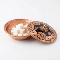 Tekli Bakır Şekerlik Serra Modeli – Küçük 7 CM Çap