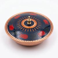 Tekli Bakır Şekerlik Lal Modeli – Küçük 7 CM Çap