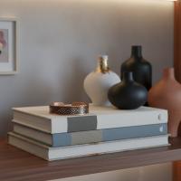 İnce Bakır Bileklik - Siyah Geometrik Desen Model 046