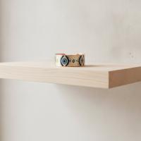 Kalın Bakır Bileklik - Mavi Göz Desen Model 037