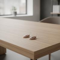 Bakır Küpe - Güneş Koleksiyonu Siyah Kahverengi Model 012