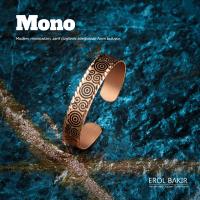Mono Spiral Girdap Desenli El Yapımı Bakır Bileklik – Handmade Copper Bracelet