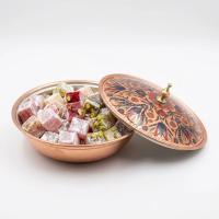 Tekli Bakır Şekerlik Rumi Modeli – Küçük 7 CM Çap