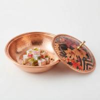Tekli Bakır Şekerlik Zeugma Modeli – Küçük 7 CM Çap