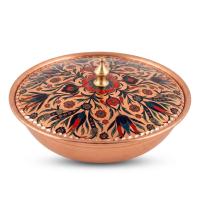 Tekli Bakır Şekerlik Rumi Modeli – Küçük 7 CM Çap