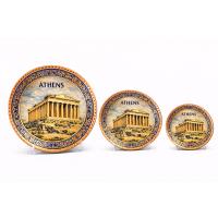 Athens Parthenon Copper Wall Plate – Handmade Souvenir