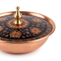 Tekli Bakır Şekerlik Hanedan Modeli – Küçük 7 CM Çap