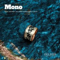 Mono Altın Zemin Yunan Meander Greek Key Desenli El Yapımı Bakır Yüzük – Handmade Copper Ring
