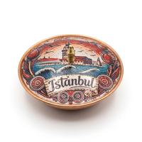 Tekli Bakır Şekerlik Motif Modeli – Küçük 7 CM Çap
