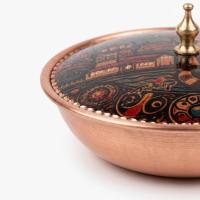 Tekli Bakır Şekerlik Hisar Modeli – Küçük 7 CM Çap