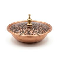 Tekli Bakır Şekerlik Süleymaniye Modeli – Küçük 7 CM Çap