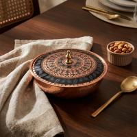 Tekli Bakır Şekerlik Alya Modeli – Küçük 7 CM Çap