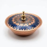 Tekli Bakır Şekerlik Mihrimah Modeli – Küçük 7 CM Çap