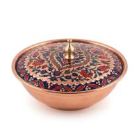 Tekli Bakır Şekerlik Lale Modeli – Küçük 7 CM Çap