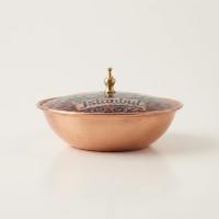 Tekli Bakır Şekerlik Motif Modeli – Küçük 7 CM Çap