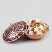 Tekli Bakır Şekerlik Lale Modeli – Küçük 7 CM Çap