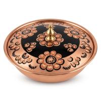 Tekli Bakır Şekerlik Serra Modeli – Küçük 7 CM Çap