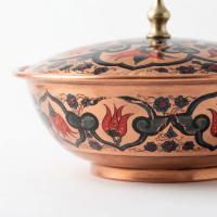Tekli Bakır Şekerlik Hürrem Modeli – Küçük 7 CM Çap