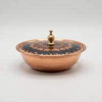 Tekli Bakır Şekerlik Mihrimah Modeli – Küçük 7 CM Çap