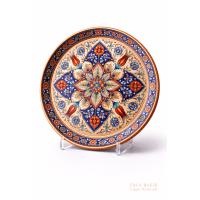 Handcrafted Copper Plate – Ottoman Floral Geometric Decorative Wall Art