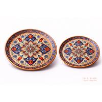 Handcrafted Copper Plate – Ottoman Floral Geometric Decorative Wall Art