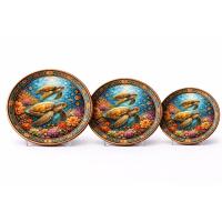 Handcrafted Copper Plate – Sea Turtle Ocean Decorative Wall Art