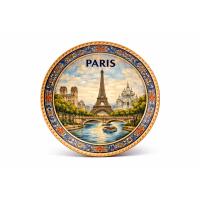Handmade Copper Plate PARIS – Decorative Wall Art