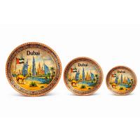 Handmade Copper Wall Plate – Dubai Edition