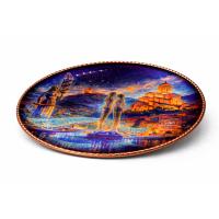 Handmade Georgia Copper Decorative Plate – Tbilisi City Art