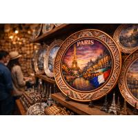 Handmade Paris Copper Plate