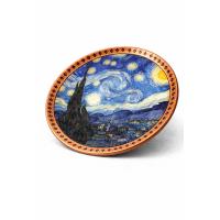 Van Gogh Inspired Handmade Copper Plate